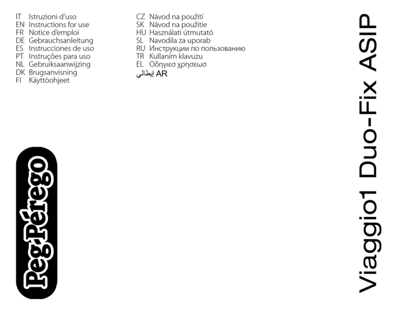 Peg-Perego Viaggio1 Duo-Fix ASIP Instructions for use