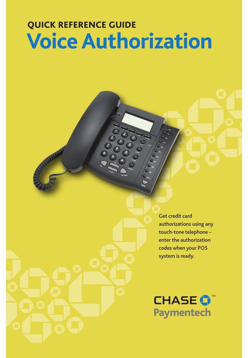 Chase Voice Authorization Quick reference guide