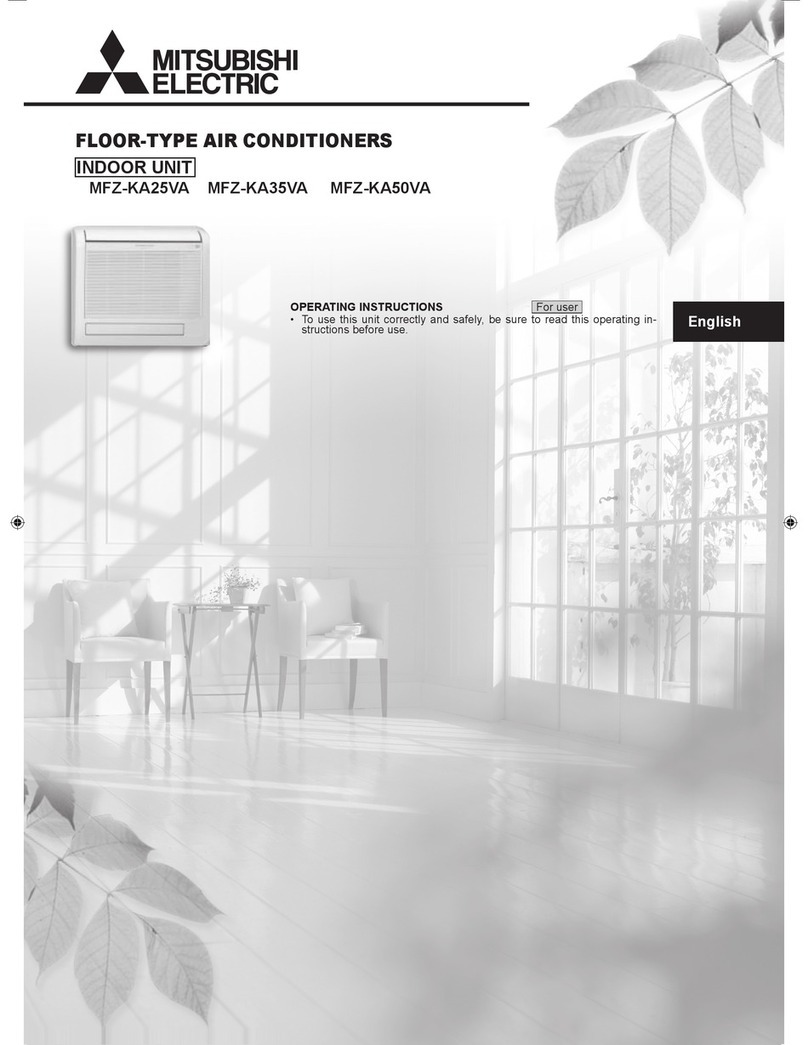 Mitsubishi Electric MFZ-KA25VA User manual