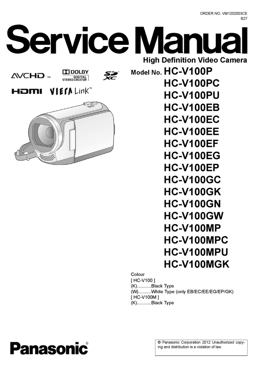 Panasonic HC-V100P User manual Panasonic HC-V100P User manual