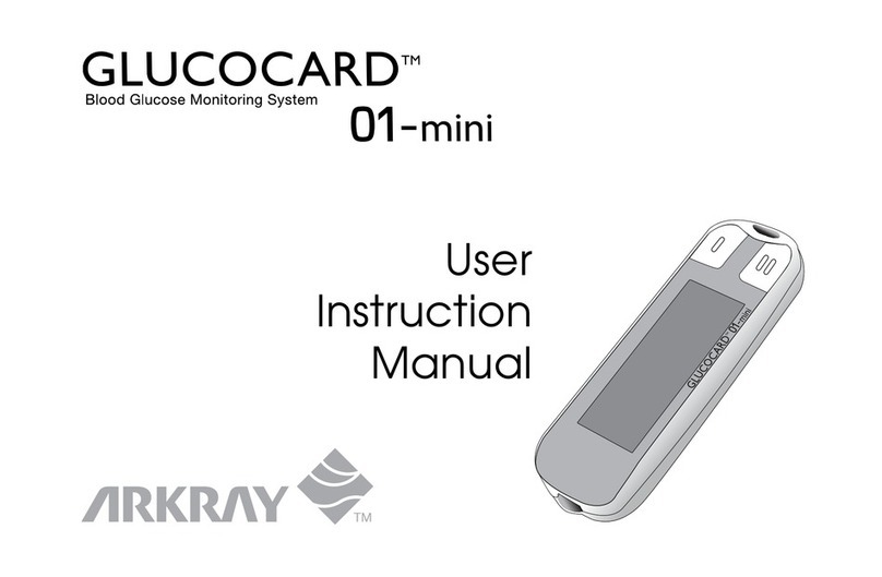 Arkray GLUCOCARD 01-mini User instruction manual