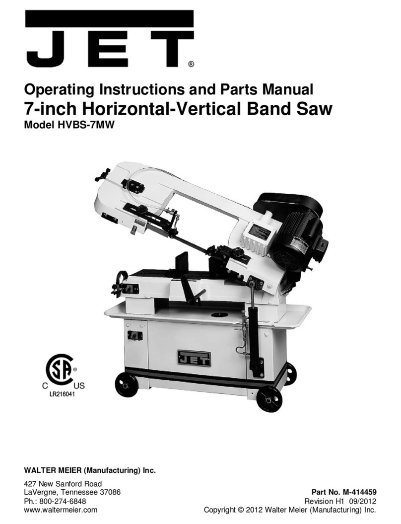 Jet HVBS-7MW Service manual