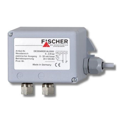 FISCHER DE28 instruction manual