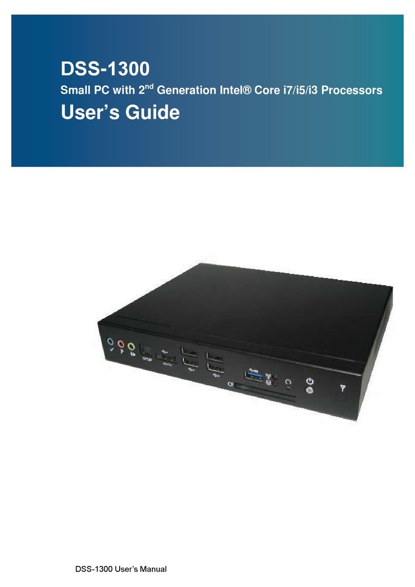 Sintrones DSS-1300 User manual Sintrones DSS-1300 User manual