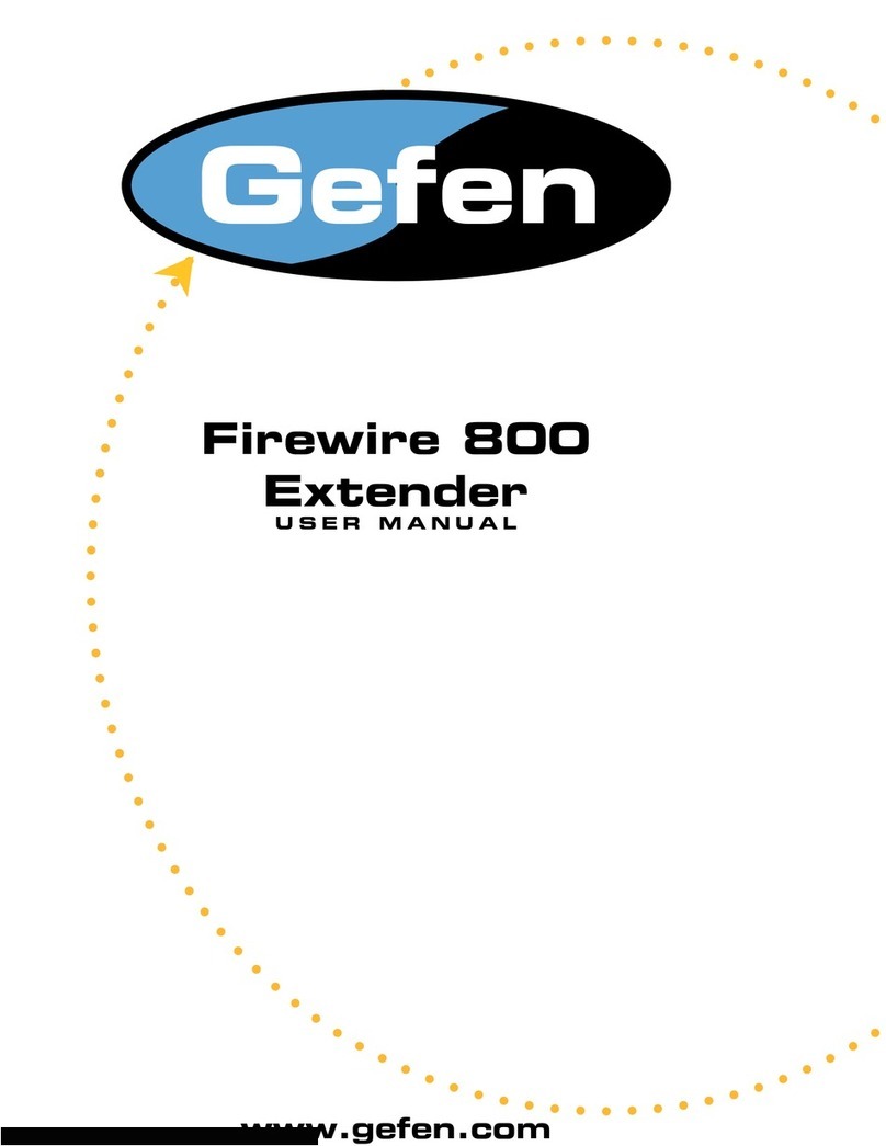 Gefen Firewire 800 user manual