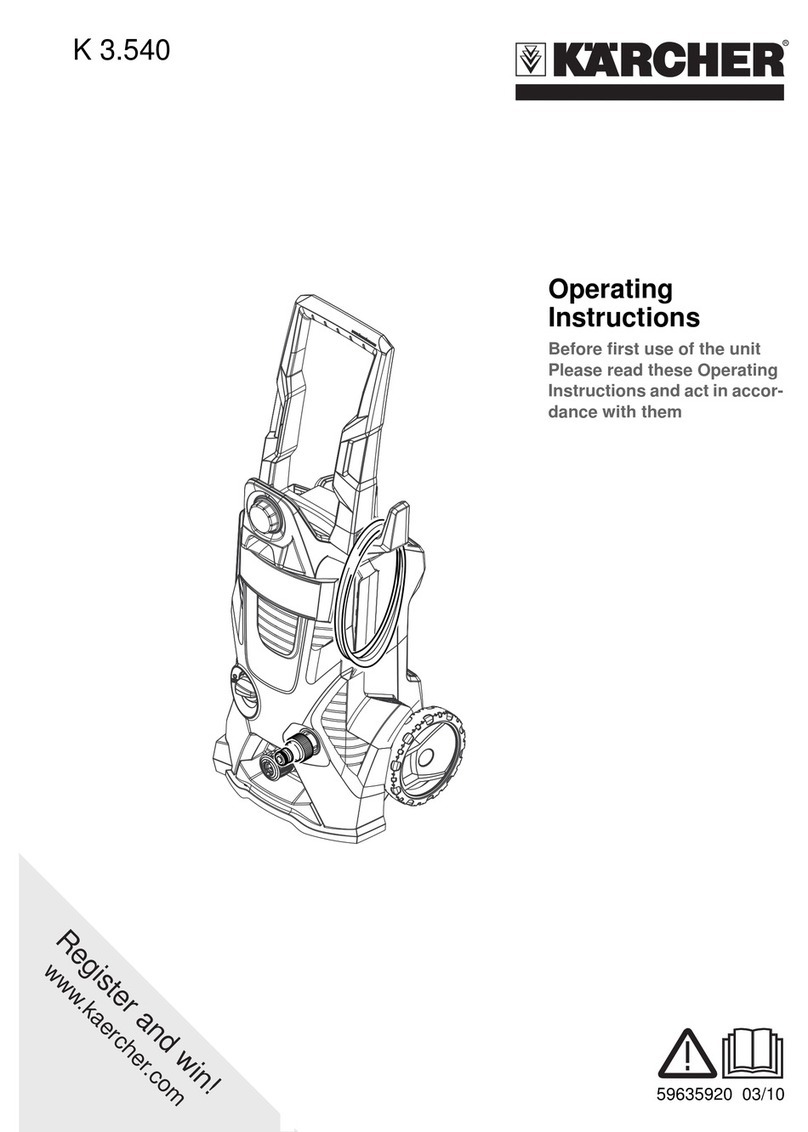 Kärcher K 3.540 operating instructions
