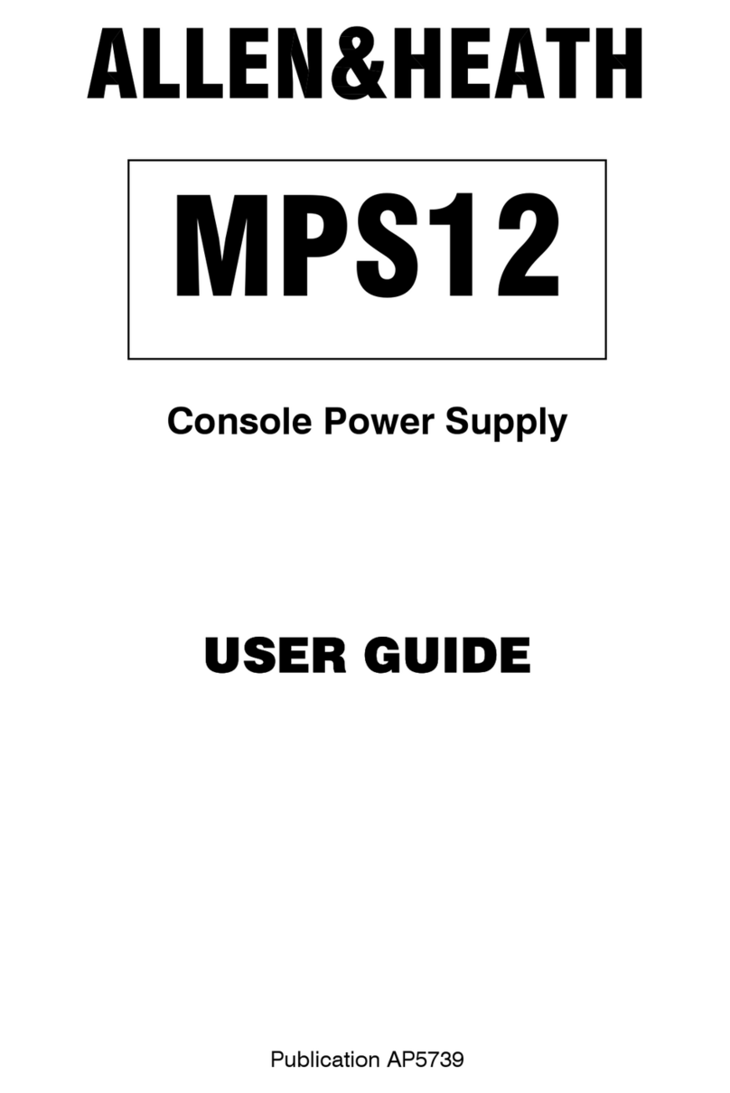 ALLEN & HEATH MPS12 User manual