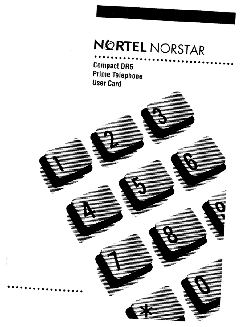 Nortel Compact DR5 Parts list manual Nortel Compact DR5 Parts list manual