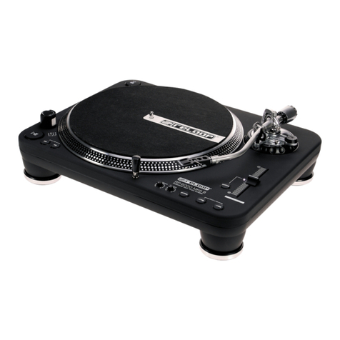 Reloop RP-6000 MK6 LTD Operation manual