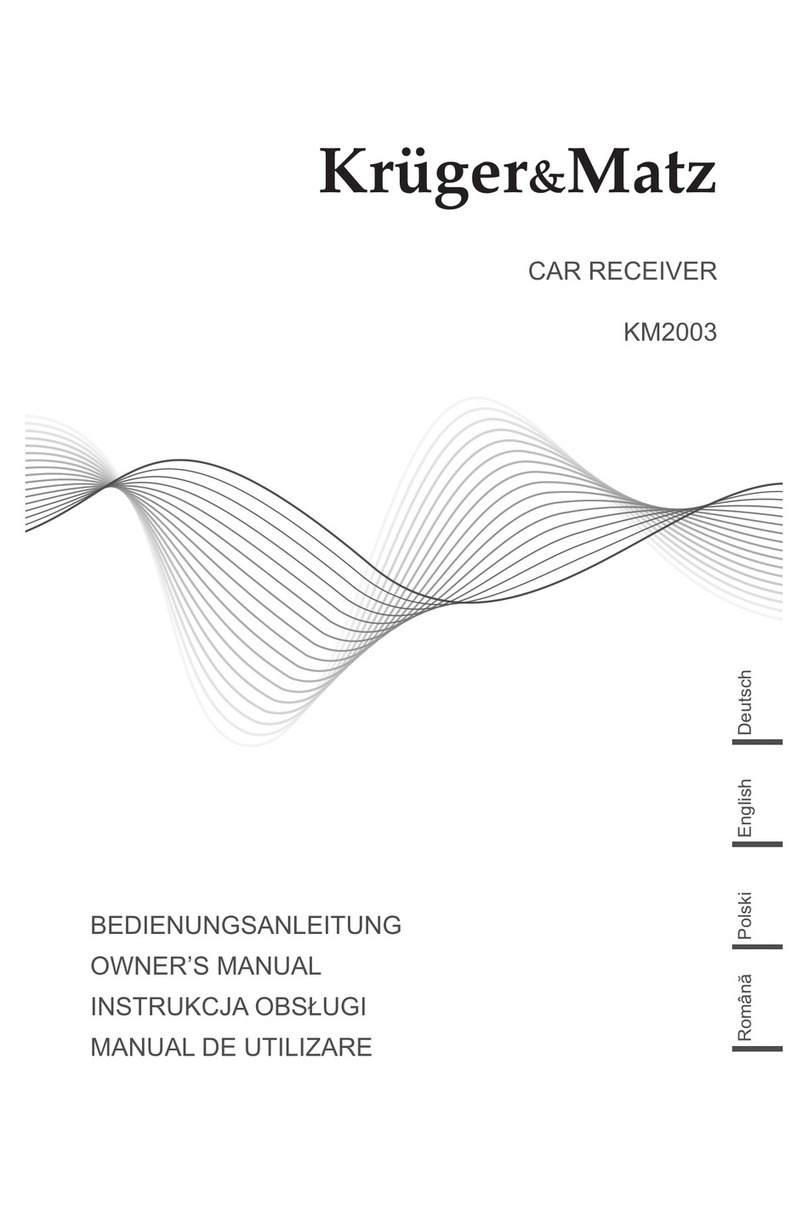 Kruger&Matz KM2003 owner's manual