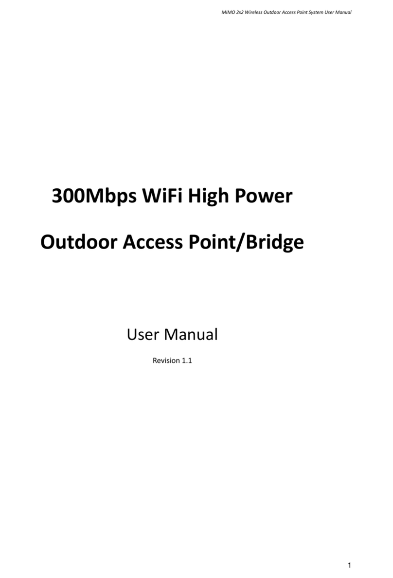 MIMO 300Mbps WiFi High PowerOutdoor Access... user manual