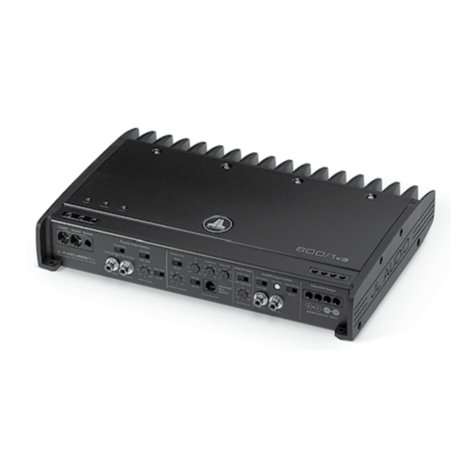 JL Audio 600/1v3 owner's manual