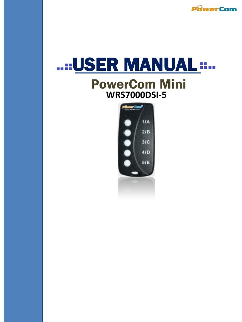 Powercom Mini WRS7000DSI-5 user manual