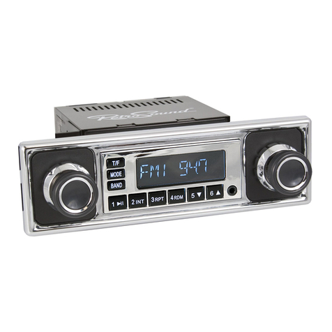 RetroSound Retro Classic RC900C Quick start guide