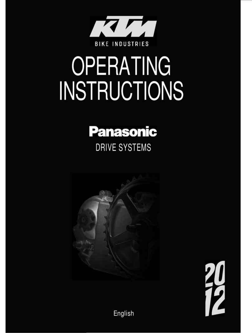 KTM Pedelec 2012 operating instructions