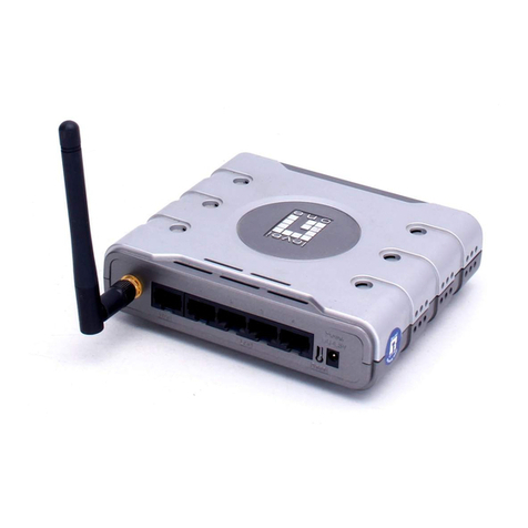 LevelOne NetCon WBR-3408 user manual
