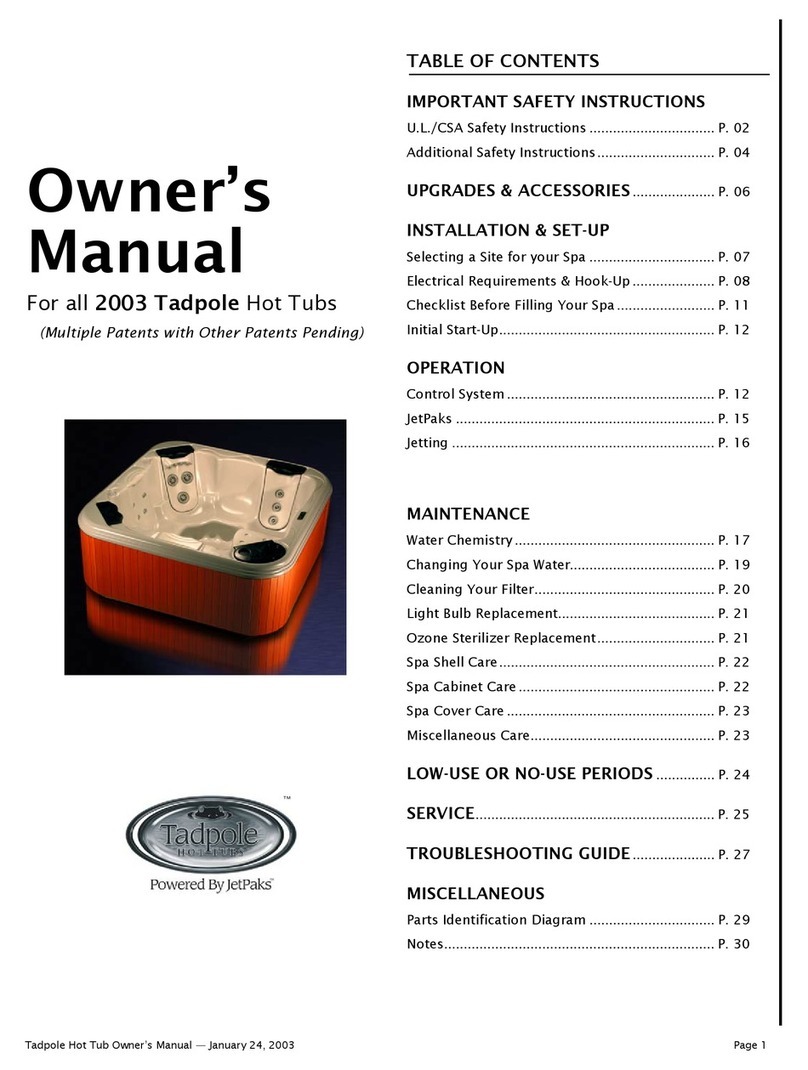 Tadpole 2003 Tadpole User manual