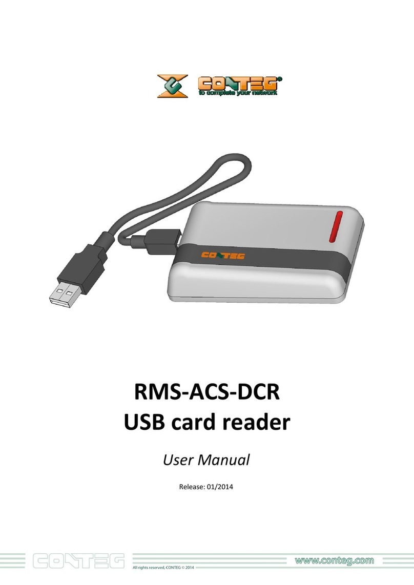 Conteg RMS-ACS-DCR user manual