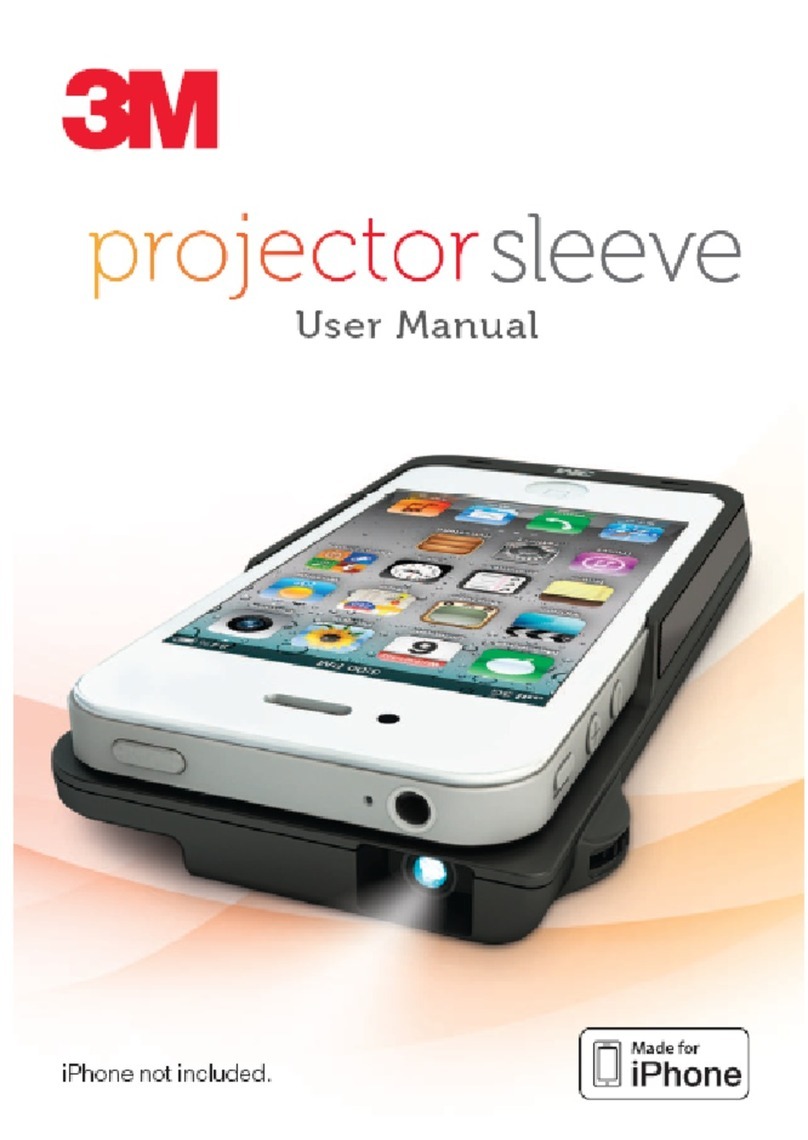 3M projectorsleeve user manual