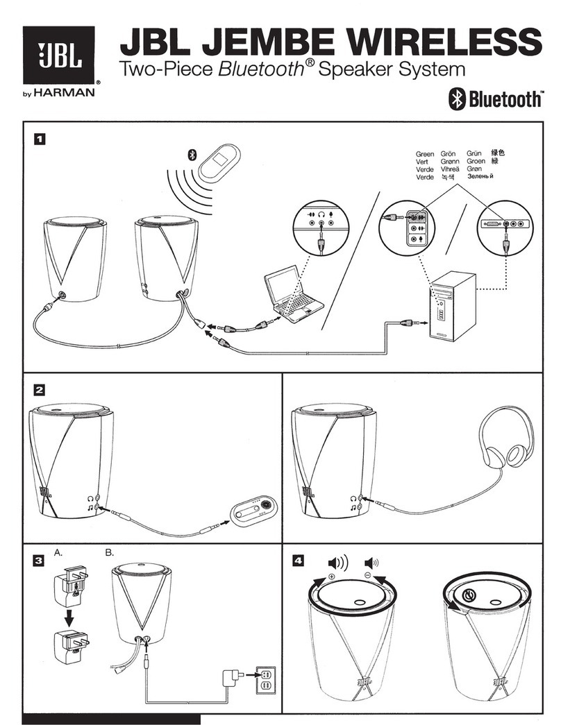 JBL JEMBE Quick start guide