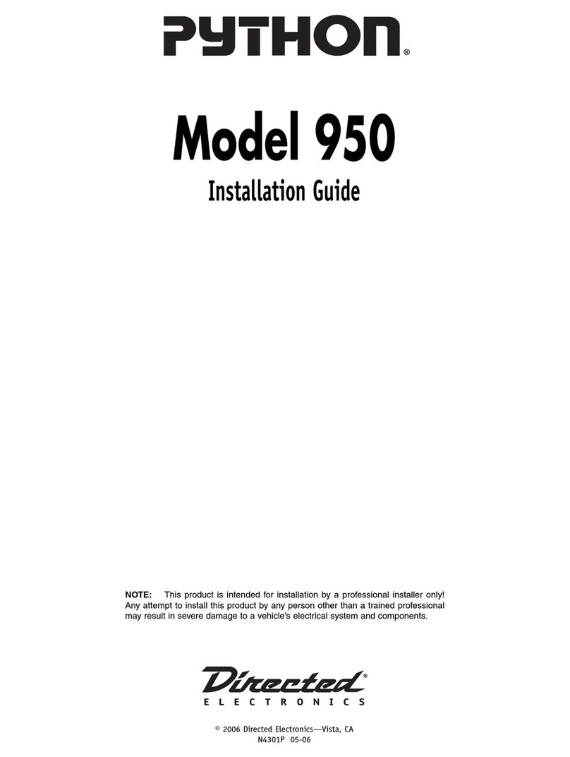 Python 950 User manual