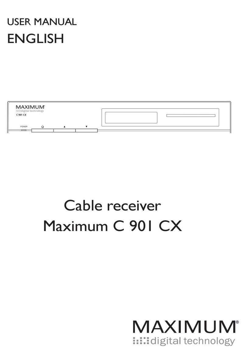 Maximum C 901 CX User manual