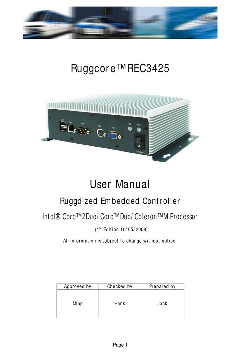 Ruggcore REC3425 user manual