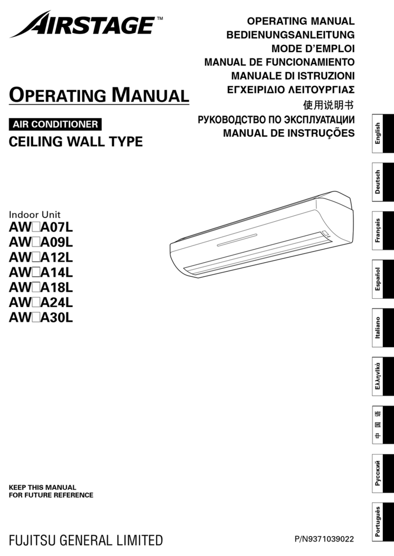 Fujitsu AirStage AW A07L User manual Fujitsu AirStage AW A07L User manual