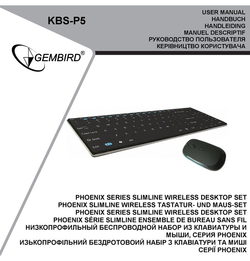 Gembird PHOENIX KBS-P5 user manual
