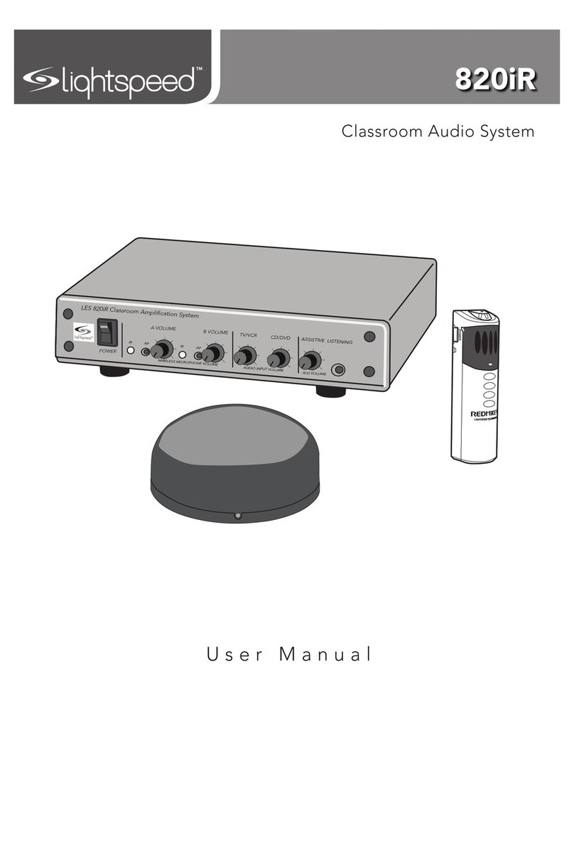 LightSpeed Technologies 820iR User manual