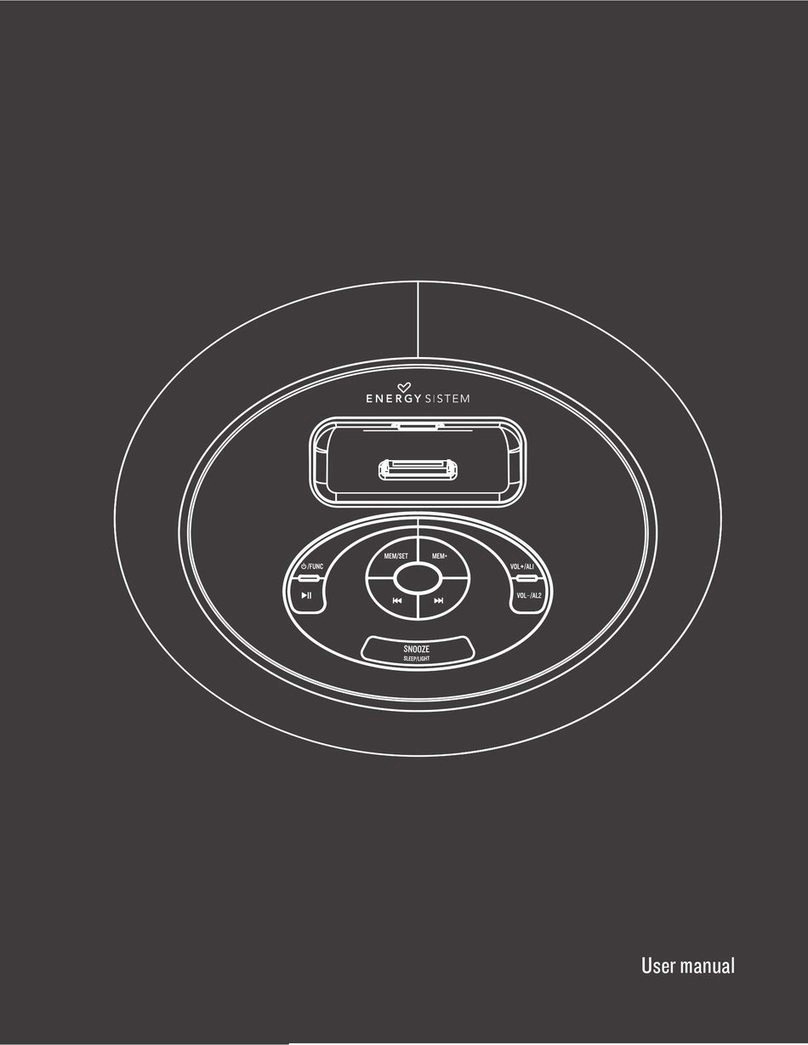 Enerygy Sistem Energy Docking 100 User manual