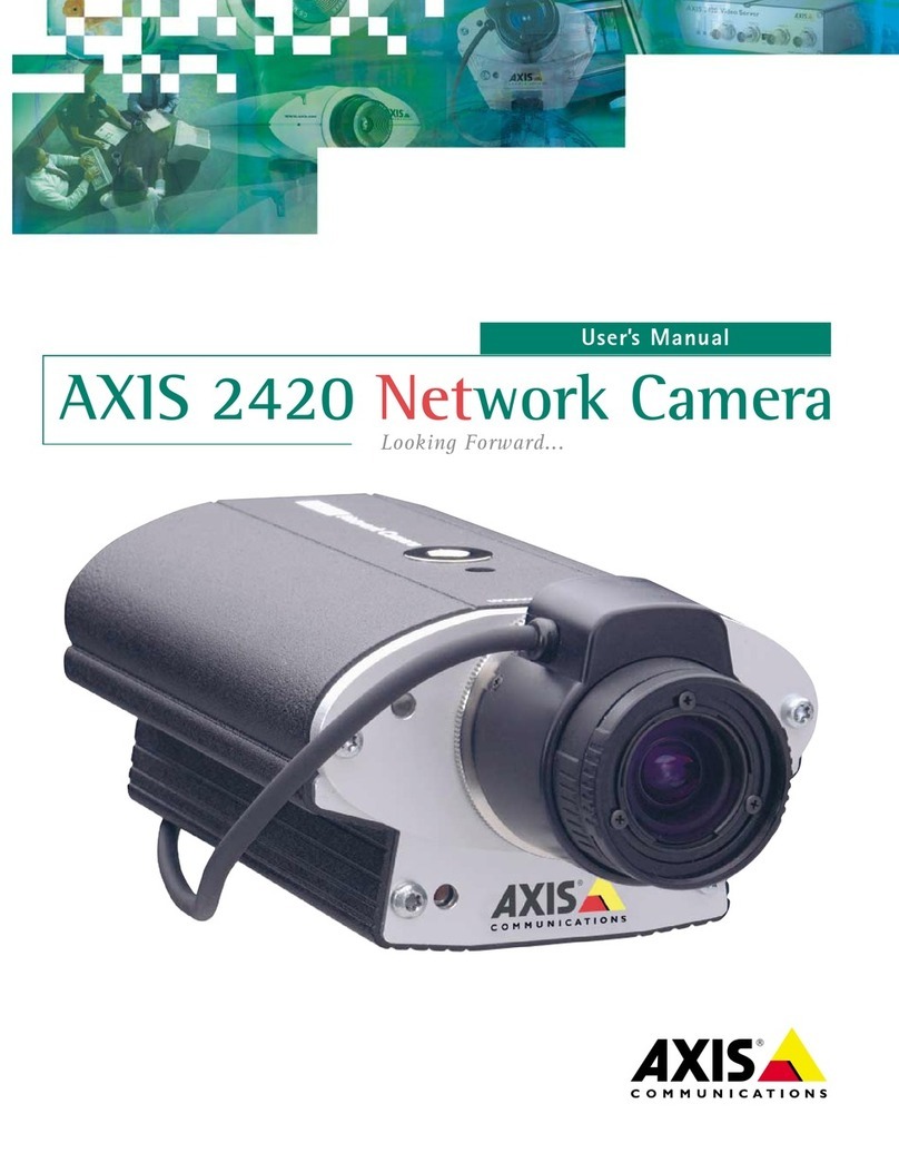 Axis AXIS 2420 W/Lens User manual