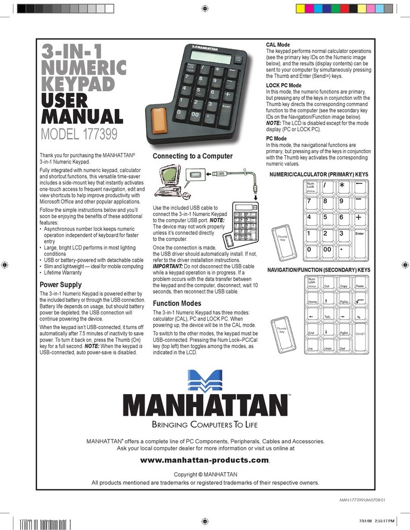 Manhattan 177399 user manual