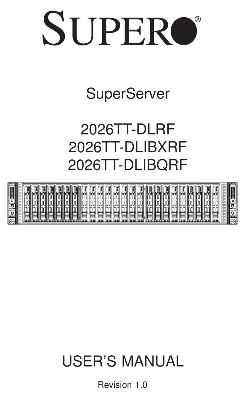 Supero SuperServer 2026TT-DLRF user manual
