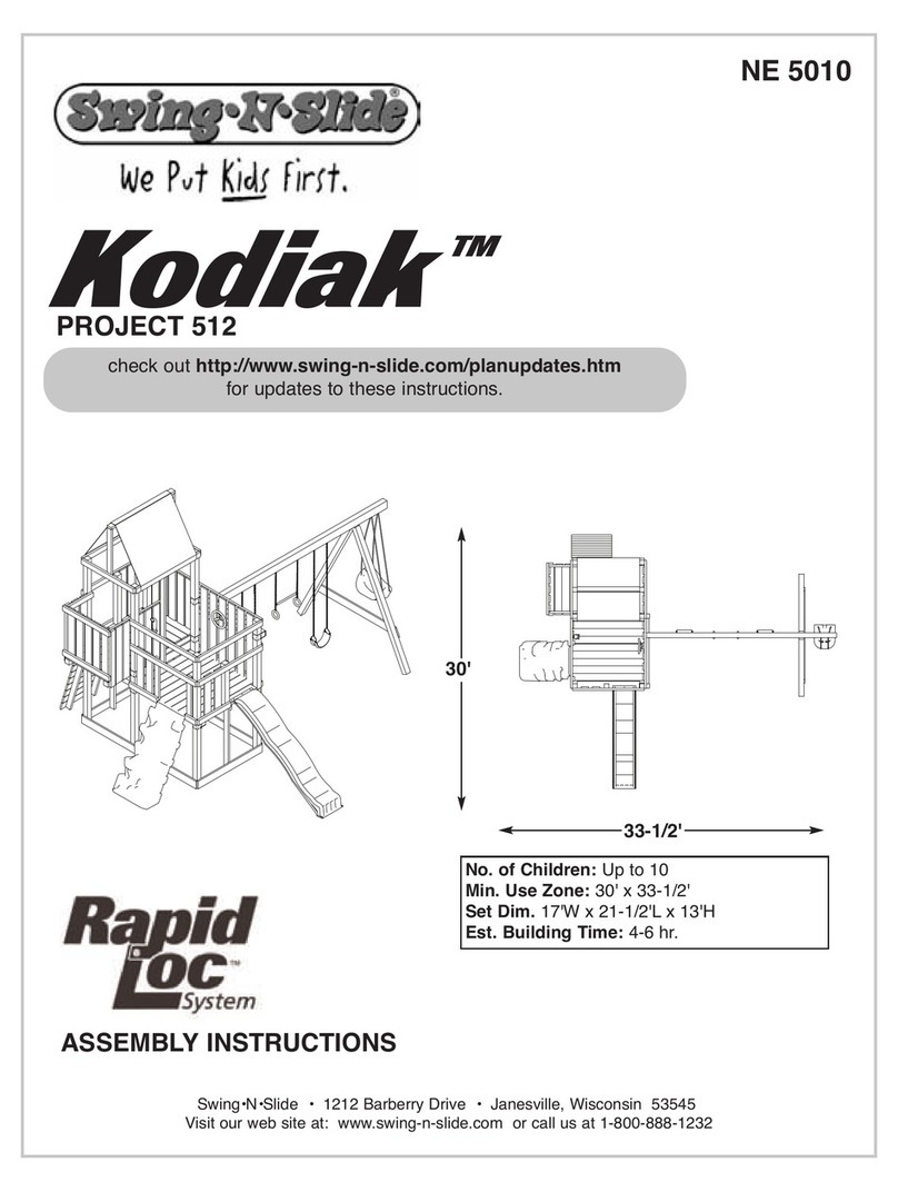 Swing-N-Slide Kodiak PROJECT 512 Assembly instructions