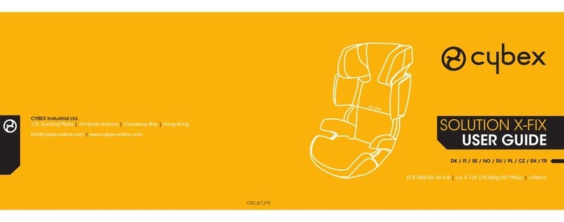 CYBEX SOLUTION X-FIX User manual CYBEX SOLUTION X-FIX User manual