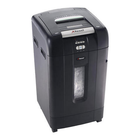 Rexel Auto plus 750X User manual