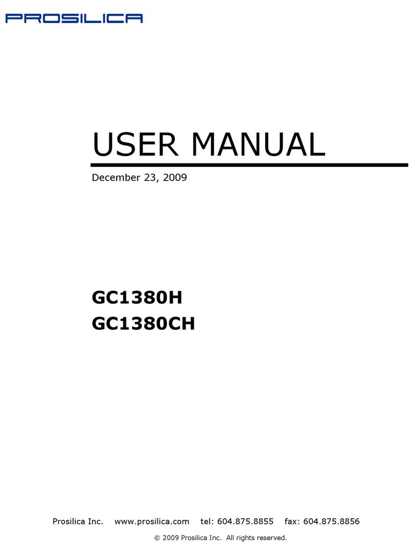 Prosilica GC1380H User manual