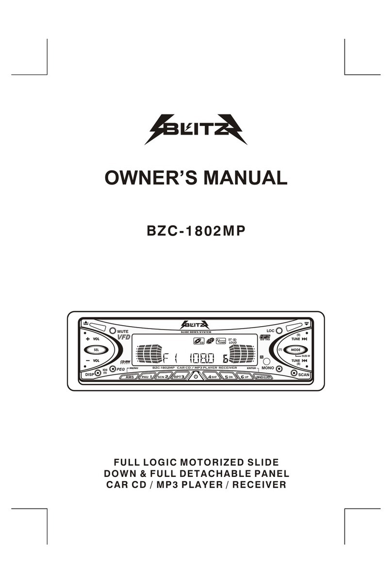 Blitz BZC-1802MP owner's manual