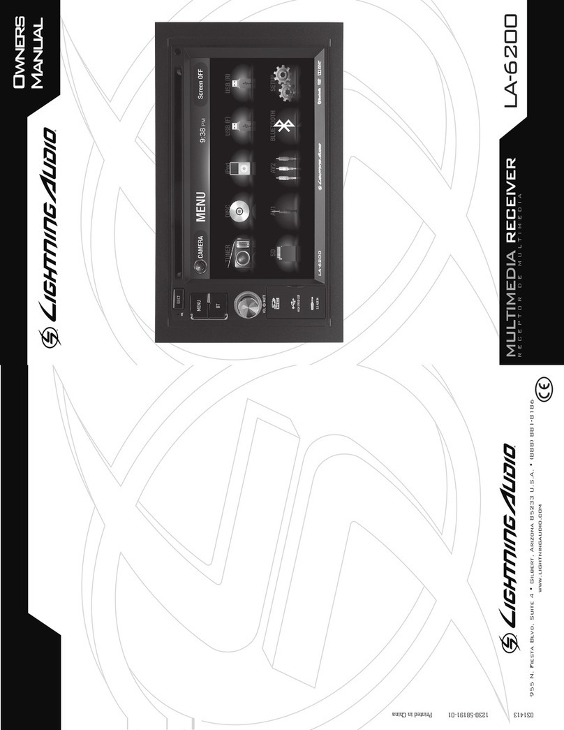 Lighting Audio LA-6200 owner's manual