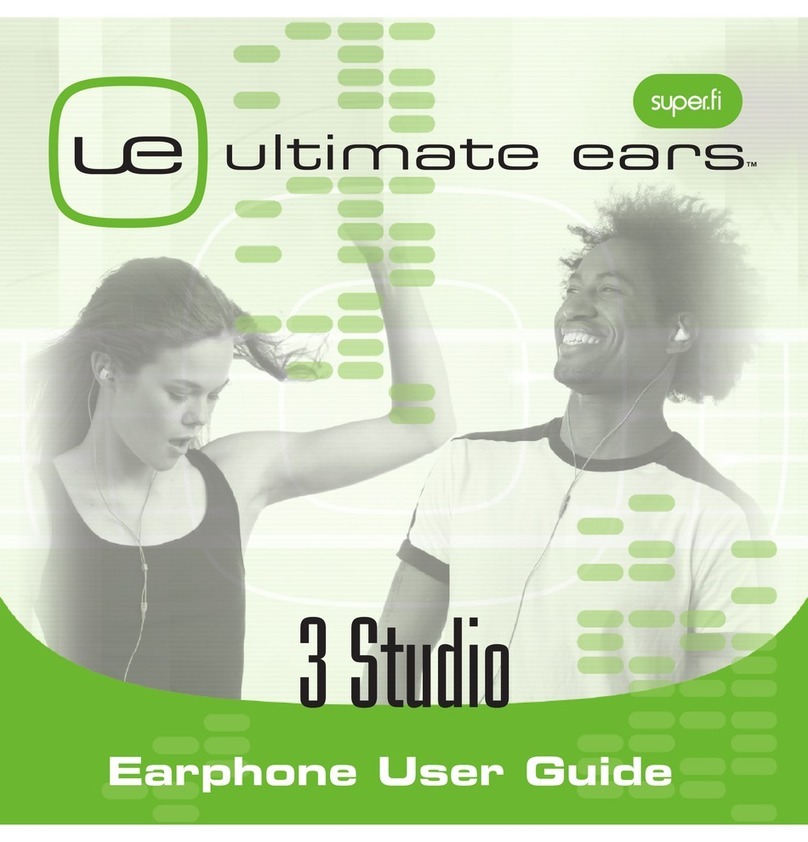 Ultimate Ears 3 Studio User manual