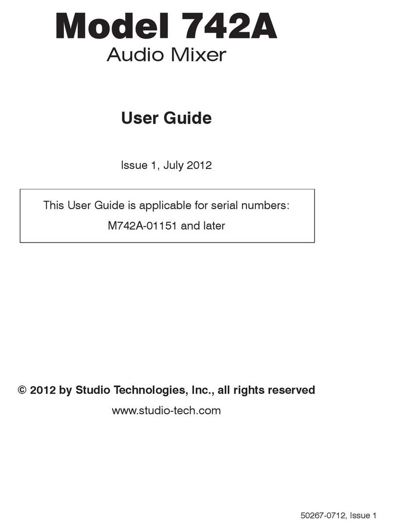 Studio Technologies 742A user guide