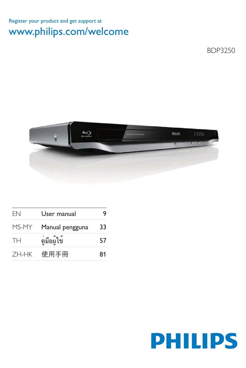 Philips BDP-3250 user manual