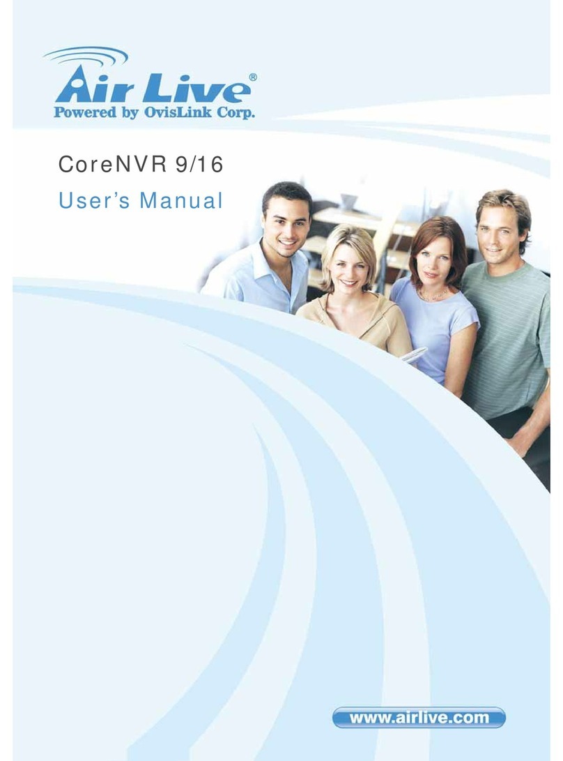 AirLive CoreNVR 9 User manual