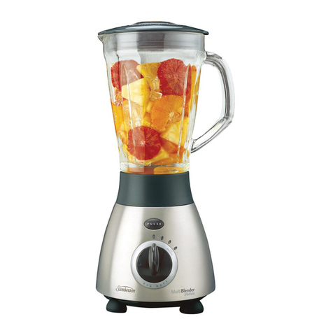 Sunbeam MultiBlender Platinum PB7610 Operational manual