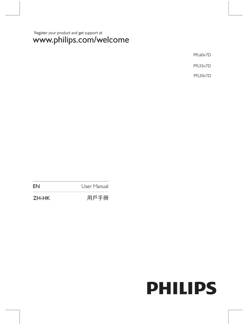 Philips PFL60x7D User manual