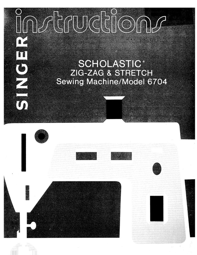 Singer 6704 instructions
