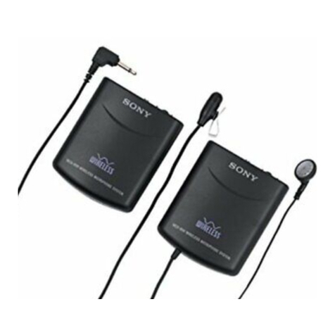 Sony WCS-990 User manual