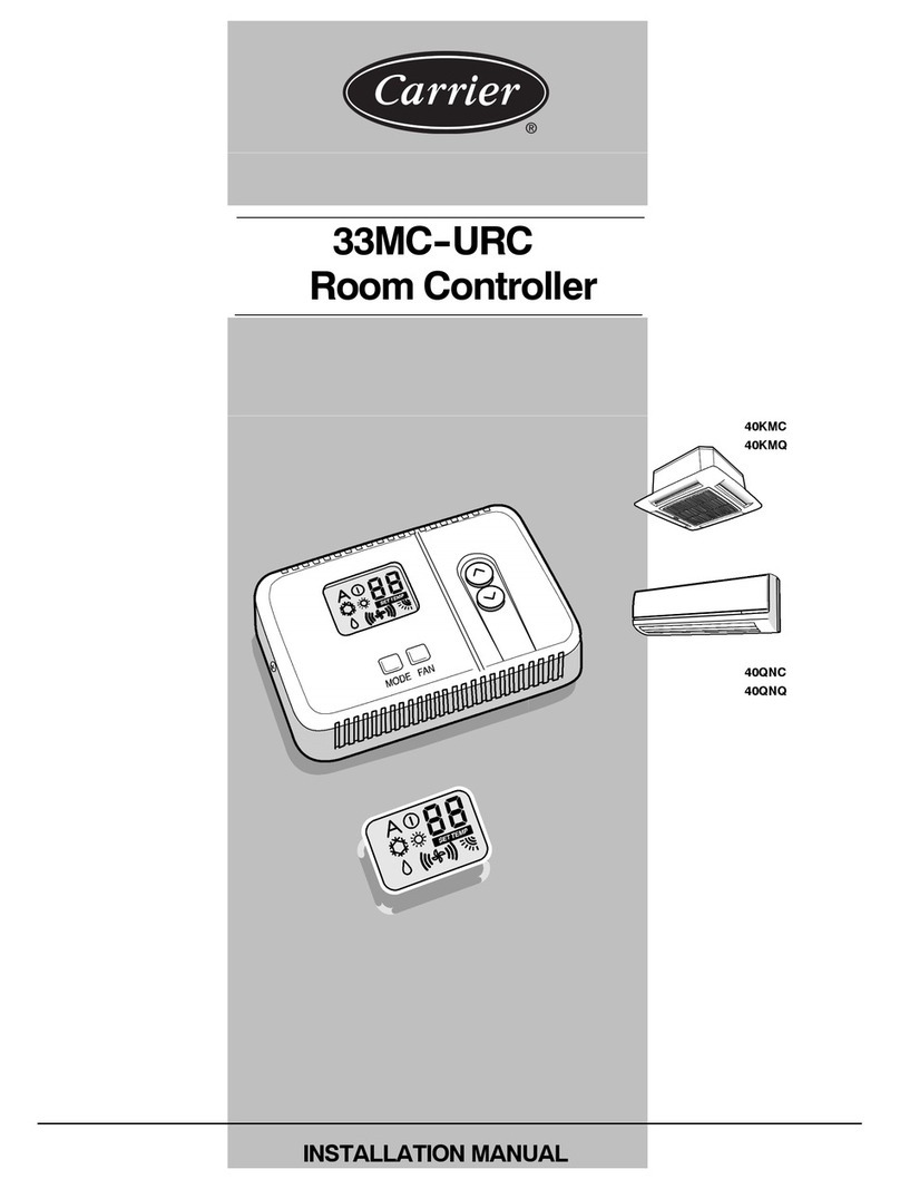 Carrier 33MC-URC User manual