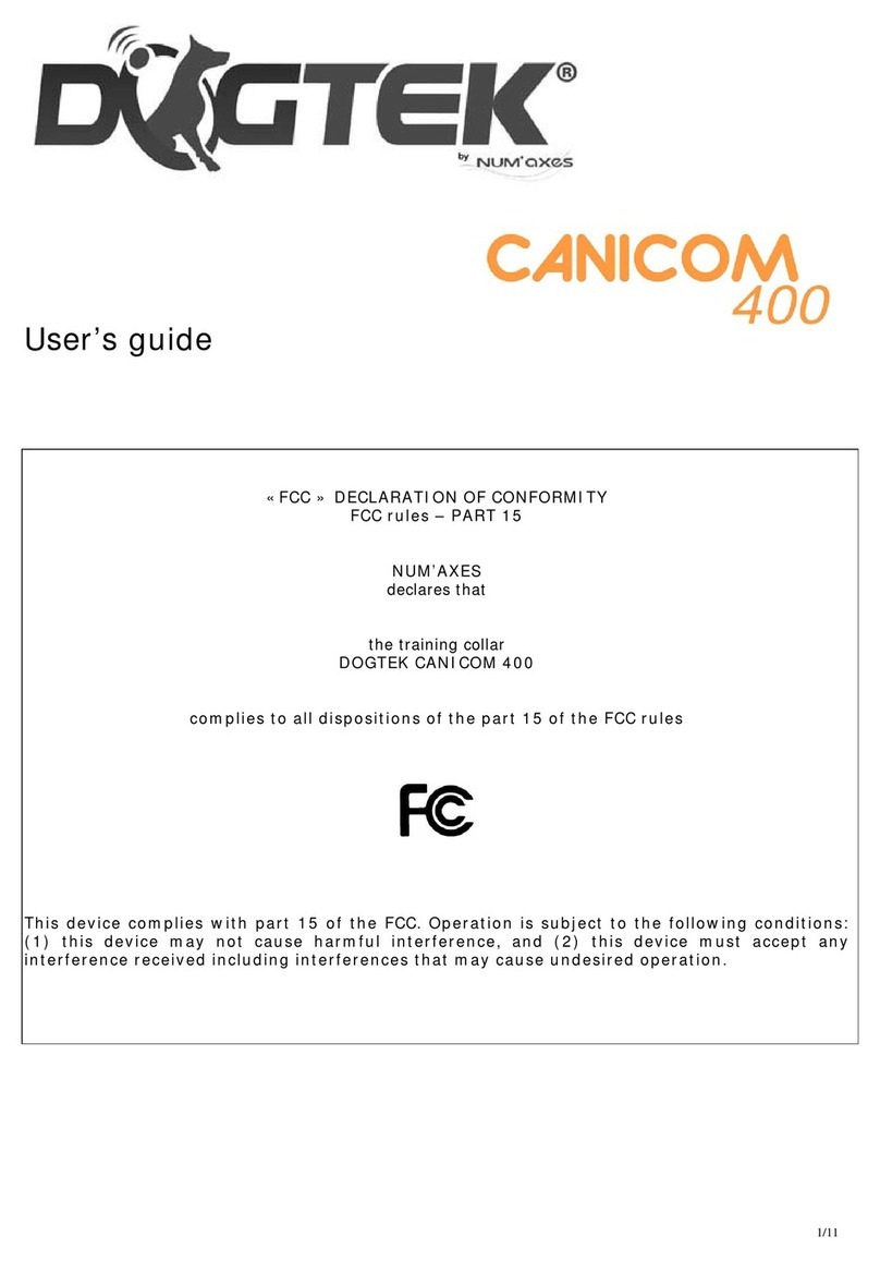 Dogtek Canicom 400 user guide